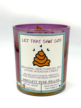 Load image into Gallery viewer, Let That Shxt Go!! — Reiki-Charged Soy Wax Massage + Intention Candle for Release & Healing
