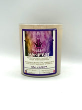 Load image into Gallery viewer, Manifest Candle — Reiki-Charged Soy Wax Intention + Massage Candle for Protection & Manifestation
