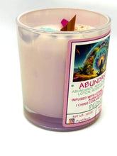 Load image into Gallery viewer, Abundance Candle — Reiki-Charged Soy Wax Intention + Massage Candle for Prosperity, Wealth & Overflow