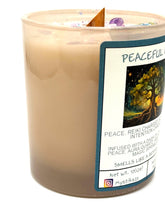 Load image into Gallery viewer, Peaceful Night Candle — Reiki-Charged Soy Wax Intention + Massage Candle for Rest, Serenity & Inner Calm