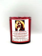 Load image into Gallery viewer, Love Goddess Candle — Reiki-Charged Soy Wax Intention + Massage Candle for Self Love, Radiance & Heart Healing