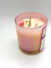 Load image into Gallery viewer, Love Spell Candle | Reiki Charged Intention Candle | Soy Lotion Candle with, Malachite  and Magic Sprinkles | Self-Love and Romance Ritual