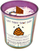 Load image into Gallery viewer, Let That Shxt Go!! — Reiki-Charged Soy Wax Massage + Intention Candle for Release & Healing