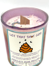 Load image into Gallery viewer, Let That Shxt Go!! — Reiki-Charged Soy Wax Massage + Intention Candle for Release & Healing