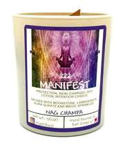 Load image into Gallery viewer, Manifest Candle — Reiki-Charged Soy Wax Intention + Massage Candle for Protection & Manifestation
