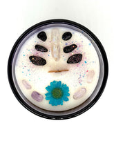 Load image into Gallery viewer, Bless This Home to Infinity and Beyond — Reiki-Charged Soy Wax Intention + Massage Candle for Home Blessing & Protection