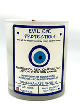 Load image into Gallery viewer, Evil Eye Protection Candle  Reiki-Charged Intention Candle