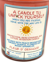Load image into Gallery viewer, A Candle to Unf*ck Yourself – Reiki-Charged Intention Candle